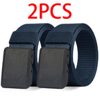 Men's Belt Outdoor Casual Canvas Belt Metal Free Training Nylon Tactical Belt With Pants Jeans Belt Sports Belts For Men Women