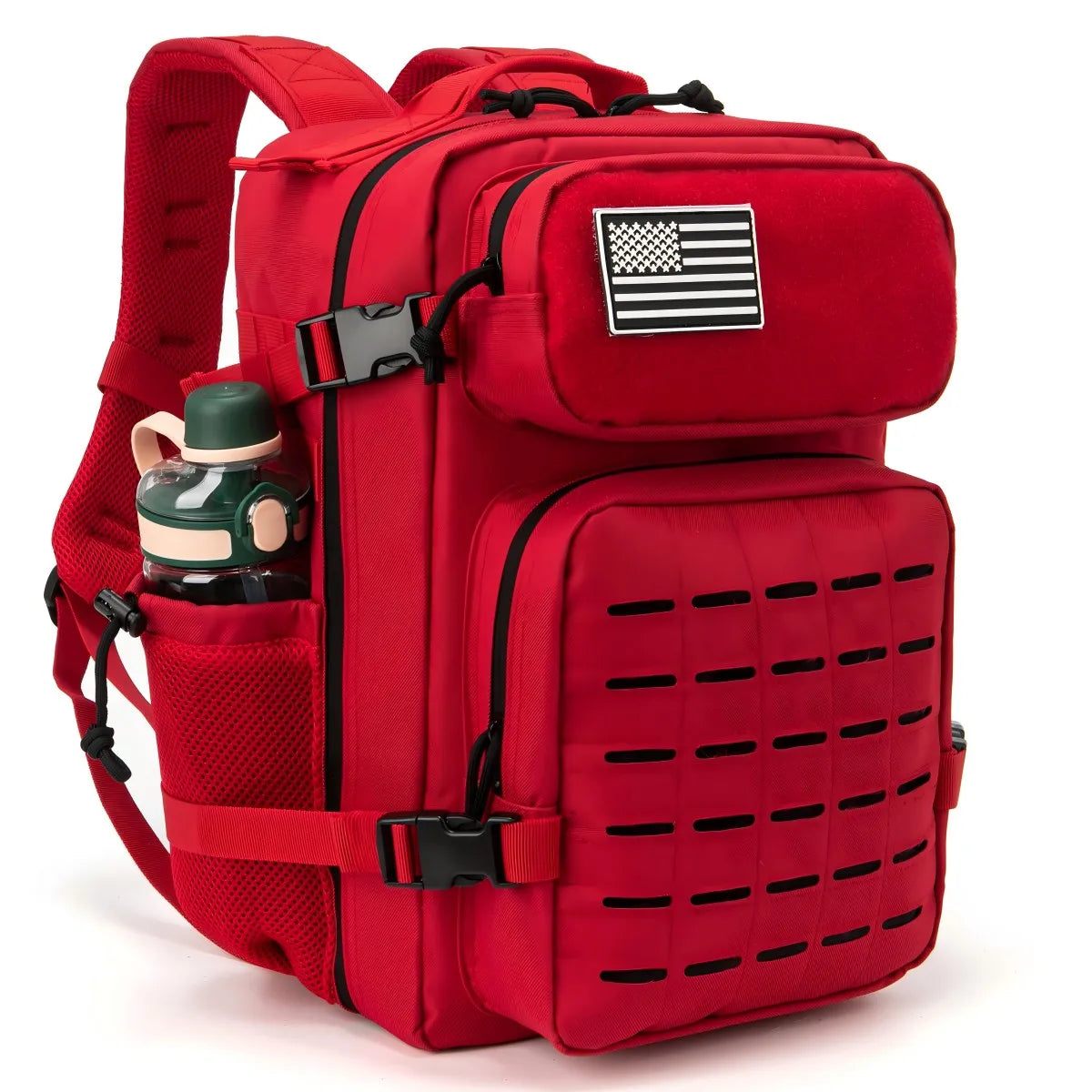 25/45L Women/men Tactical Backpack School bag Outdoor camping equipment back pack Gym Rucksack Treeking with Dual Cup Holder
