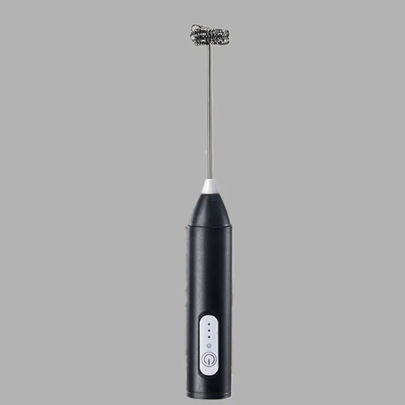 MINl Mik Frother USB Rechargeable 3 Vitesses Mousse Machine À Café Mélangeur À Poignée Électrique Mélangeur D'œufs Beater Outils De Cuisson Chauds