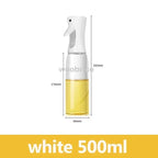 200/300/500mlOil Spray Plastic Household Kitchen Oil Spray Bottle Or Oil Brush Nebulizing Mist Filling Cooking Dual Use BBQ