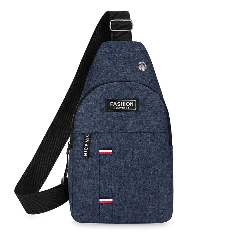 Fashionable and Trendy Lightweight Single Minimalist Shoulder Crossbody Bag for Men with Large Capacity for Leisure and Sports