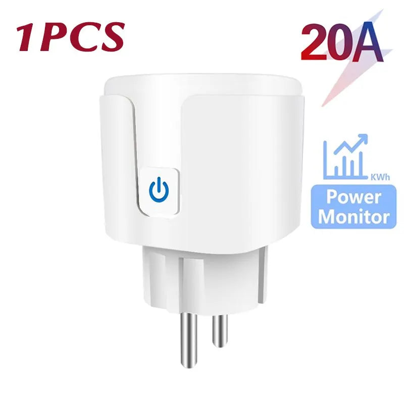 Smart Plug WIFI/Zigbee EU Smart Socket With Power Monitor Timing Voice Control Smart Home DIY Works Whit Alexa Google Home Alice