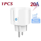 Smart Plug WIFI/Zigbee EU Smart Socket With Power Monitor Timing Voice Control Smart Home DIY Works Whit Alexa Google Home Alice