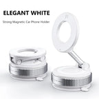 K007 Strong Magnetic Car Phone Holder Foldable Design 360° Adjustable Vacuum Mount for Car/Desk/Bathroom/Universal Use Holder