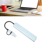 8in1 USB C Hub 4 USB Ports 1 USB-C Jack TF/SD Card Reader 3.5mm Audio Output for MacBook pro iPad pro iPhone 15 Laptop