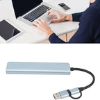 8in1 USB C Hub 4 USB Ports 1 USB-C Jack TF/SD Card Reader 3.5mm Audio Output for MacBook pro iPad pro iPhone 15 Laptop