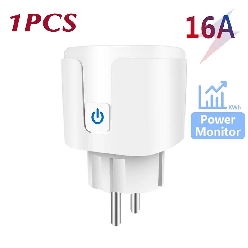 Smart Plug WIFI/Zigbee EU Smart Socket With Power Monitor Timing Voice Control Smart Home DIY Works Whit Alexa Google Home Alice