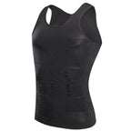 YBFDO Hommes Body Shaper Slimming Compression Vest Undershirt Soumission Taille Sans Couture Tank Top Ventre Ventre Poids Perte De Poids Shapewear