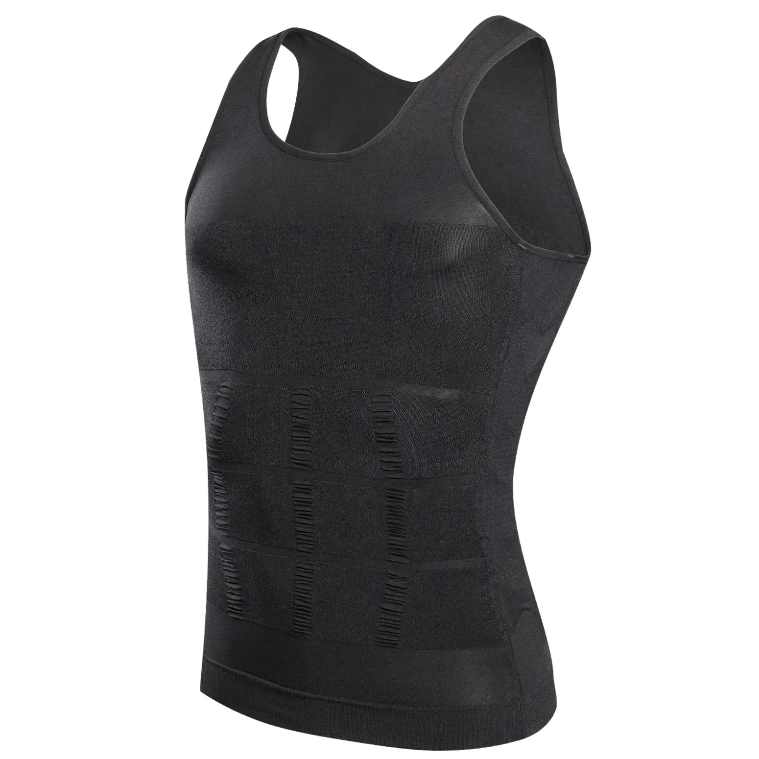 YBFDO Hommes Body Shaper Slimming Compression Vest Undershirt Soumission Taille Sans Couture Tank Top Ventre Ventre Poids Perte De Poids Shapewear