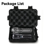 High Strong Power Led Flashlights 2000LM Tactical Torch with Display Light USB Charging Camping Fishing Emergency Zoom Lantern