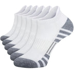3 Pairs Ankle Athletic Running Socks Cushioned  Breathable Low Cut Sports Tab Socks For Men And Women