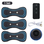 Muscle Electric Massager 2/3/4 Pcs EMS Neck Massage Machine 8 Modes 19 Levels of Strength Vibrater Instrument Treatment