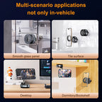 K007 Strong Magnetic Car Phone Holder Foldable Design 360° Adjustable Vacuum Mount for Car/Desk/Bathroom/Universal Use Holder