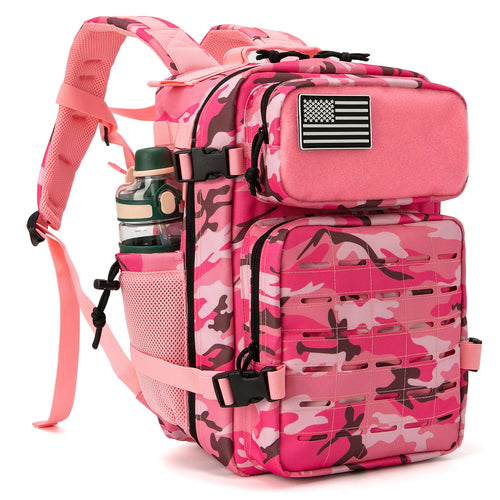25/45L Women/men Tactical Backpack School bag Outdoor camping equipment back pack Gym Rucksack Treeking with Dual Cup Holder