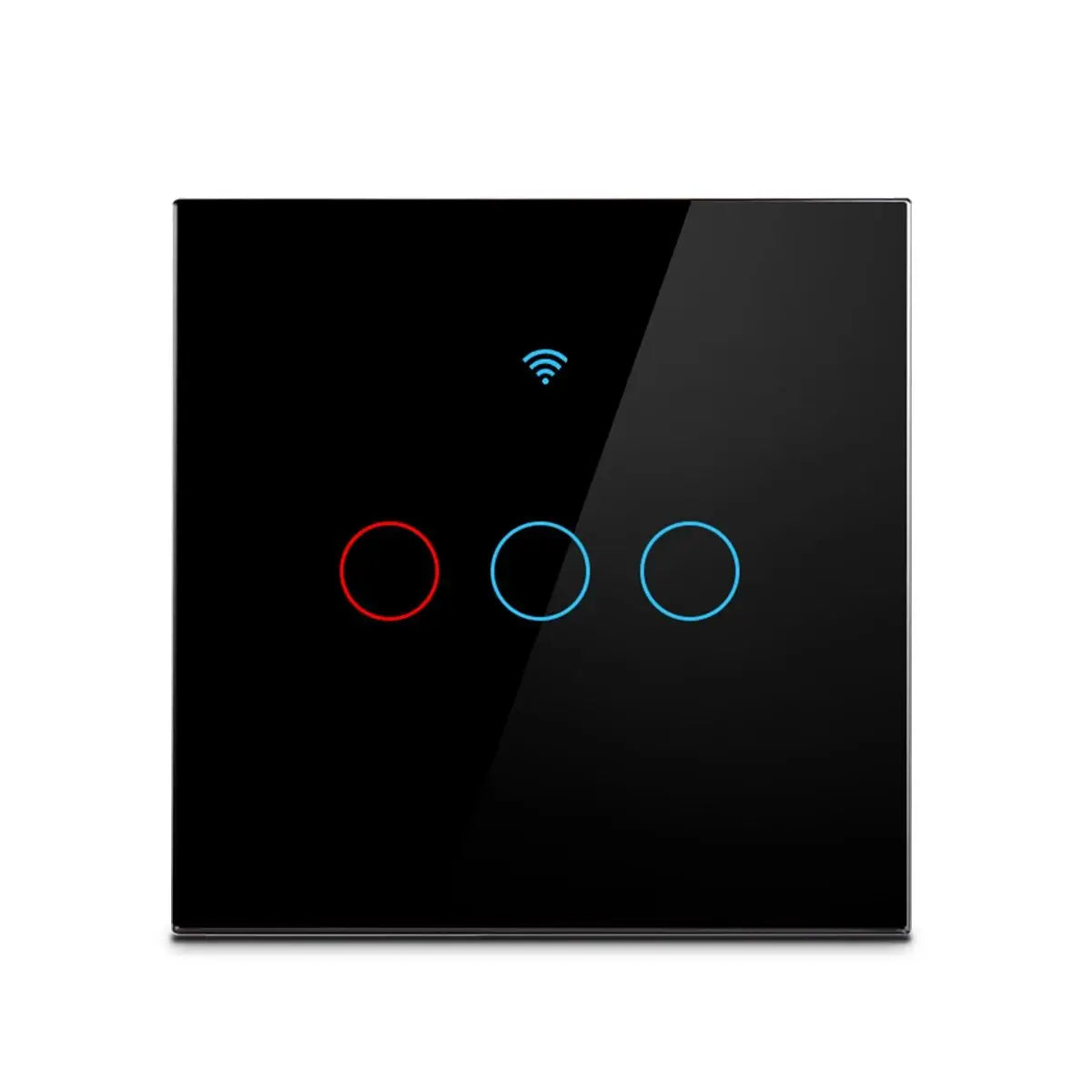 WiFi Smart Switch EU Light Wall Touch Switch 220V No Need Neutral Wire Tuya Smart Life Work with Alexa Google Home 1/2/3Gang