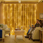 Curtain Garland for Windows USB-Powered Fairy Lights Festoon with Remote Control Garland LED Lights for Decor Garden Lights