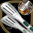 Stainless Steel Food Tongs Household Kitchen Thickened Heat-resistant Steak Tongs Food Buffet Barbecue Roasted Meat Bread Clips