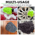 Car Wash Gloves Chenille Glove Plush Rags Thickened double-sided Car Supplies Cleaning Tools Auto Acessories Car Detailing