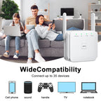 5Ghz WiFi Repeater AC1200 Wi-Fi Booster WiFi Extender Amplificateur 2.4G/5GHz Wi-Fi Signal Booster Point d'accès réseau longue portée