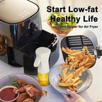 200/300/500ml Oil Spray Plastic Household Kitchen Oil Spray Bottle Or Oil Brush Nebulizing Mist Filling Cooking Dual Use BBQ