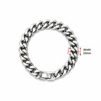 Stainless Steel Braided Double Row Front and Rear Fish Scale Alloy Magnetic Buckle Bracelet with Keel Jewelry New Model