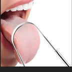 Outils de soins oraux en acier inoxydable, Brosse de langue de mauvaise haleine