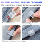 4~10PCS Invisible Leg Shortening Clip, Non-Slip Pants Edge Clip, Quick Fix Hem Clip, Hidden Pants Adjuster, Sewing Accessories