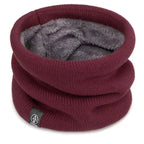 Fashion Women Knitted Scarf Solid Cashmer Like Winter Snood Scarves Lady Warm Wool Fur Thick Unisex Men Neck Scarfs Ring