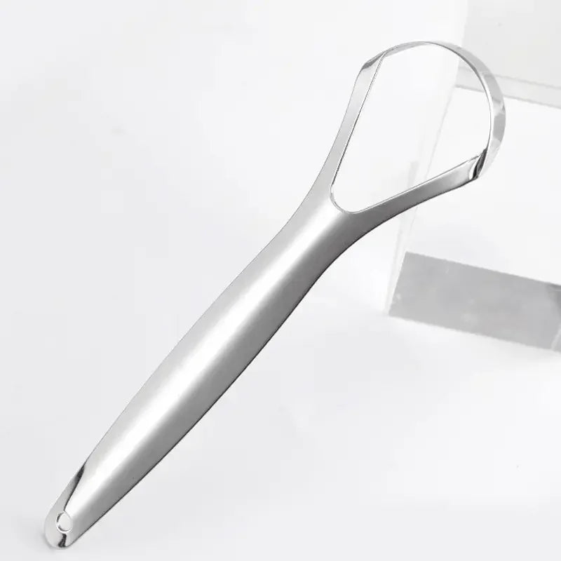 Outils de soins oraux en acier inoxydable, Brosse de langue de mauvaise haleine