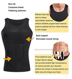 YBFDO Hommes Body Shaper Slimming Compression Vest Undershirt Soumission Taille Sans Couture Tank Top Ventre Ventre Poids Perte De Poids Shapewear