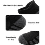 3 Pairs Ankle Athletic Running Socks Cushioned  Breathable Low Cut Sports Tab Socks For Men And Women