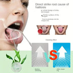 Outils de soins oraux en acier inoxydable, Brosse de langue de mauvaise haleine
