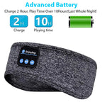 Wireless Bluetooth Music Eye Mask Sports Headband Anti-noise Headphones Talk Running Yoga Music Headwear Wireless Sleep Headphon