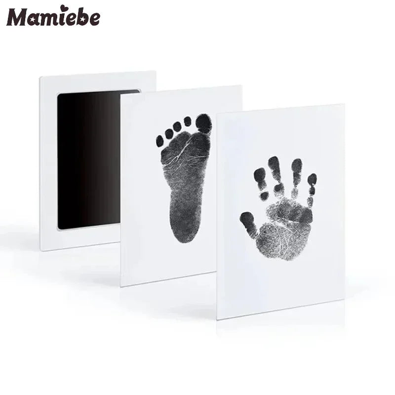 Baby Care Non-Toxic Baby Handprint Footprint Imprint Kit Baby Souvenirs Newborn Footprint Ink Pad for Newborn Baby Gifts