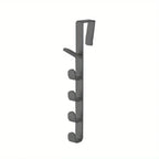 1pcs Bedroom Door Hanger Clothes Hanging Rack Over The Door Plastic Home Storage Organization Hooks, Purse Holder For Bags Rails
