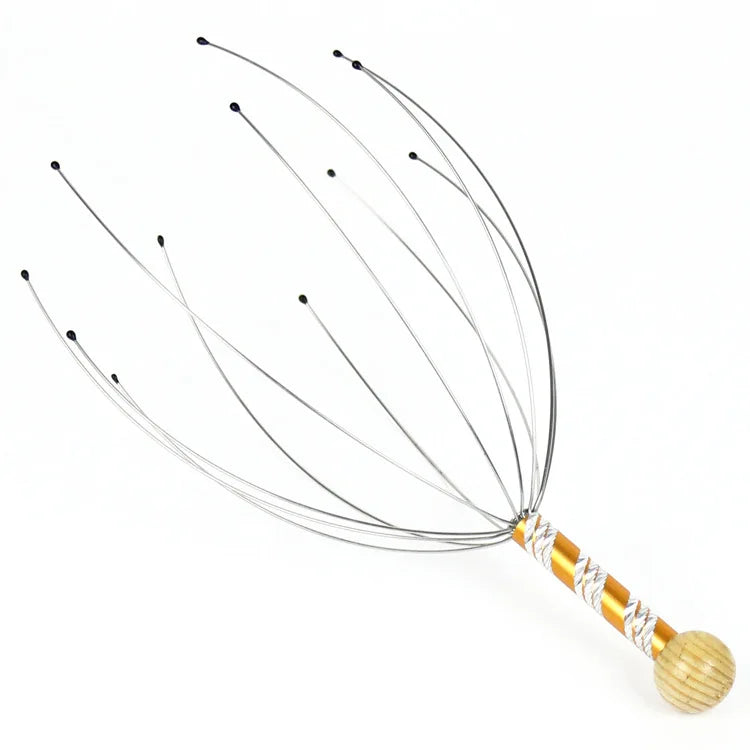 1PC Random Color Pet Massage Claw Head Massager Head Scratching Octopus Scalp Non Soul Extractor Divine Tool For Extracting