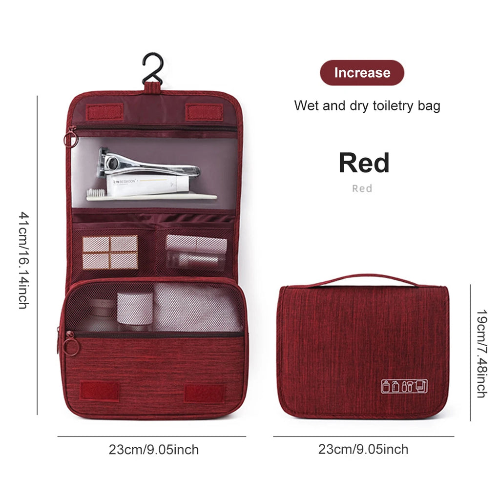 Homefish Wall-Mounted Travel Personal Hygiene Bag Cosmetics and Bathroom Supplies Packs